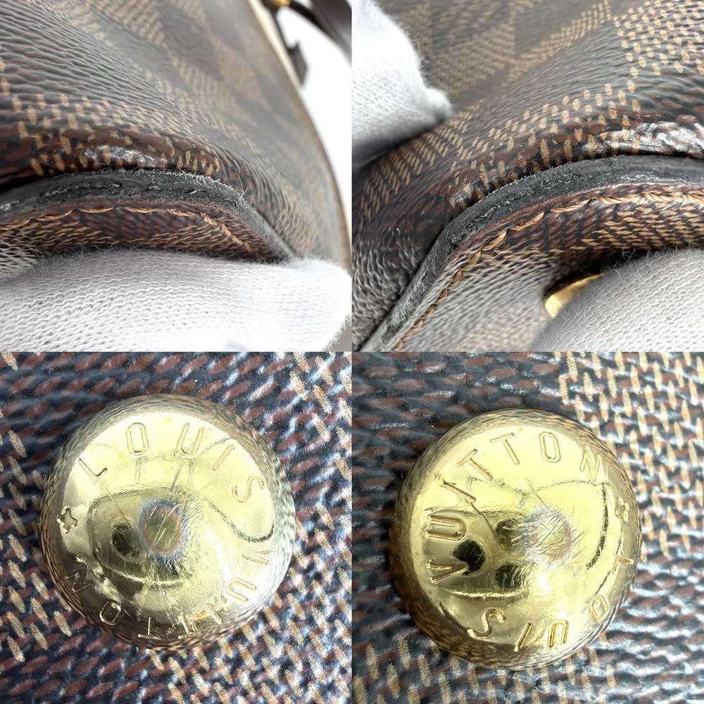 LOUIS VUITTON ルイヴィトン 2WAY ダミエ ジャージー ハンドバッグ ショルダーバッグ N44022 ダミエキャンバス ブラウン 茶 ゴールド金具 レディース【中古品】