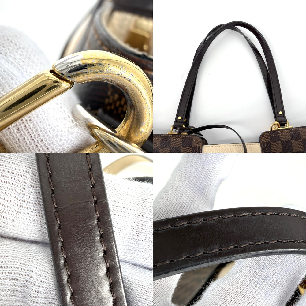 LOUIS VUITTON ルイヴィトン 2WAY ダミエ ジャージー ハンドバッグ ショルダーバッグ N44022 ダミエキャンバス ブラウン 茶 ゴールド金具 レディース【中古品】