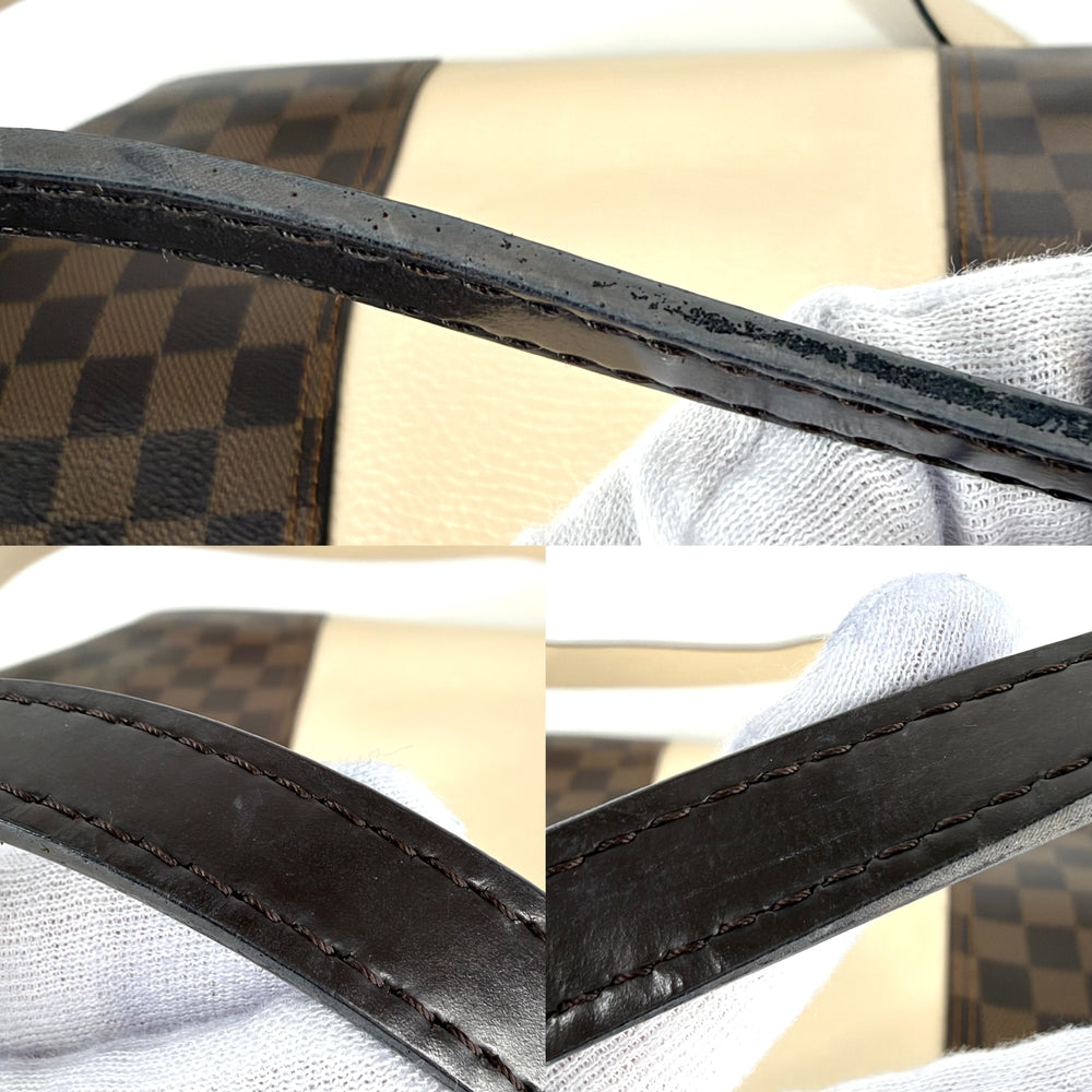 LOUIS VUITTON ルイヴィトン 2WAY ダミエ ジャージー ハンドバッグ ショルダーバッグ N44022 ダミエキャンバス ブラウン 茶 ゴールド金具 レディース【中古品】