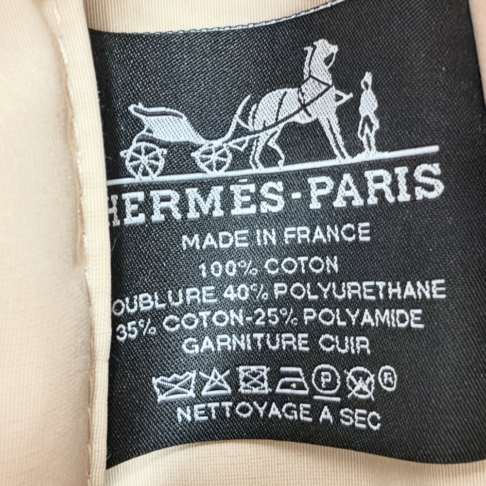 HERMES エルメス ポーチ ボリードポーチ ミニミニ アクセサリーポーチ コスメポーチ 小物入れ キャンバス レザー レッド 赤 シルバー金具 レディース【中古品】
