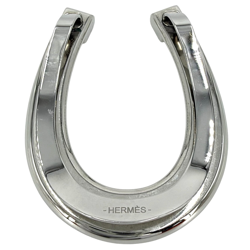 HERMES エルメス 小物 ホースシュー マネークリップ メタル レディース 約20.8g【中古品】