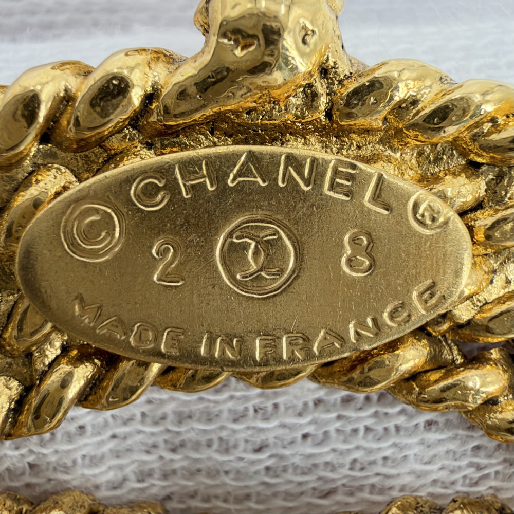 CHANEL シャネル ネックレス ココマーク サークル アクセサリー GP 23 ゴールド レディース 約105g 1988年【中古品】