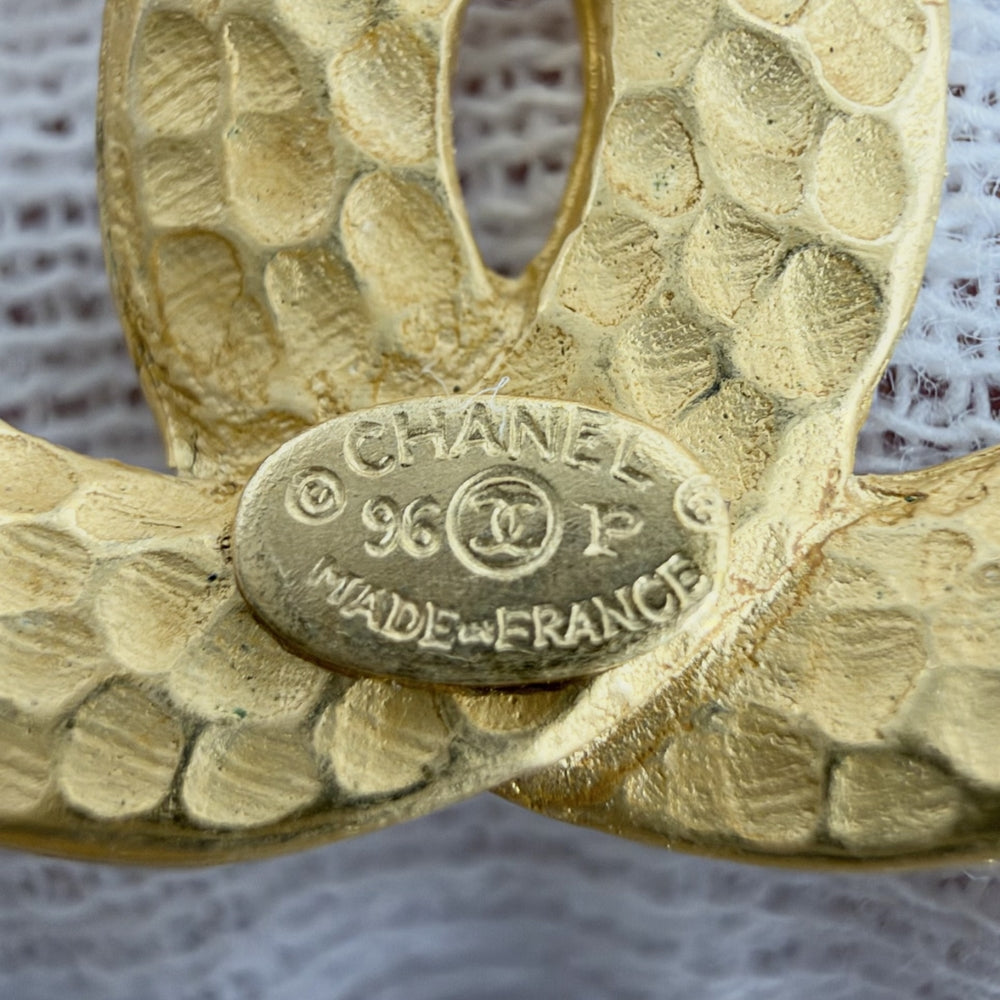 CHANEL シャネル イヤリング ココマーク アクセサリー ヴィンテージ スイング GP ゴールド レディース 約28.4g 1996年【中古品】