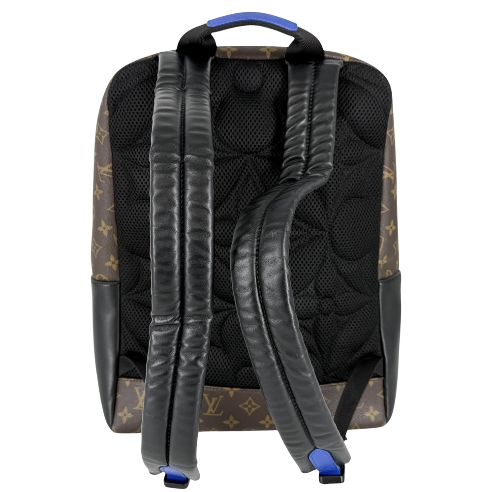 LOUIS VUITTON ルイヴィトン リュック ディーン・バックパック M45867 モノグラムマカサー ブラウン 茶 ブラック 黒 ブラック金具 メンズ【中古品】