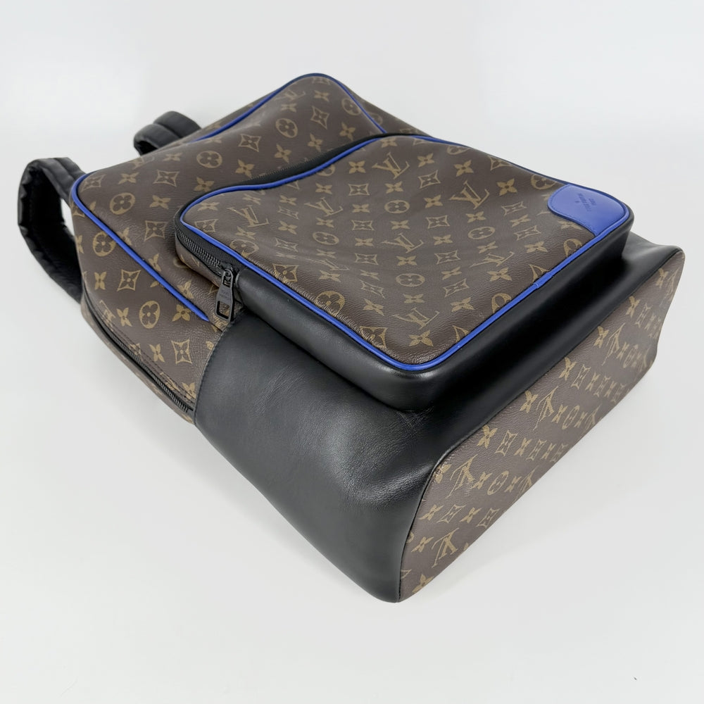 LOUIS VUITTON ルイヴィトン リュック ディーン・バックパック M45867 モノグラムマカサー ブラウン 茶 ブラック 黒 ブラック金具 メンズ【中古品】