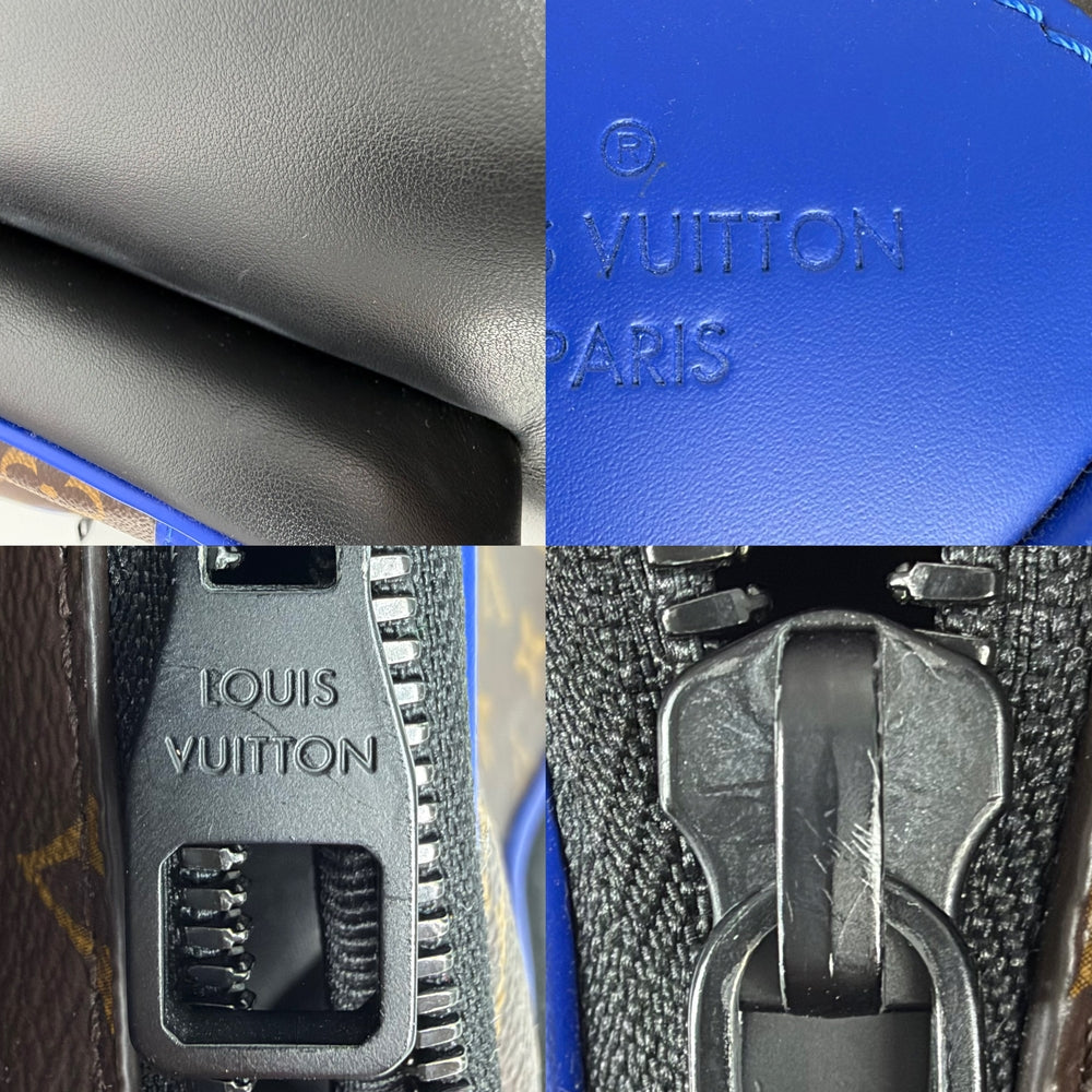 LOUIS VUITTON ルイヴィトン リュック ディーン・バックパック M45867 モノグラムマカサー ブラウン 茶 ブラック 黒 ブラック金具 メンズ【中古品】