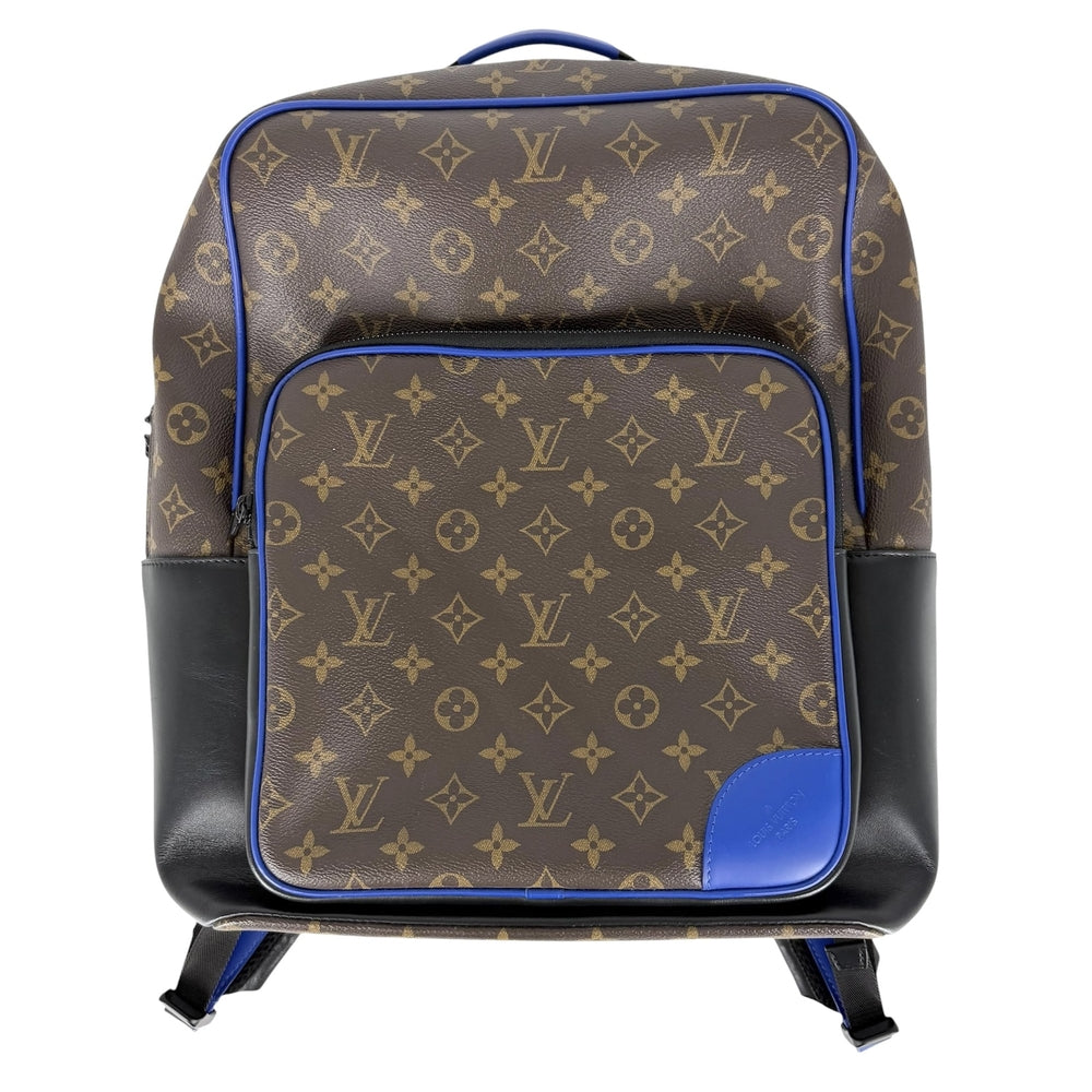 LOUIS VUITTON ルイヴィトン リュック ディーン・バックパック M45867 モノグラムマカサー ブラウン 茶 ブラック 黒 ブラック金具 メンズ【中古品】