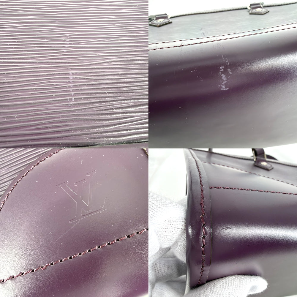 LOUIS VUITTON ルイヴィトン ハンドバッグ エピ マドレーヌPM M5933K エピレザー パープル 紫
 シルバー金具 レディース【中古品】