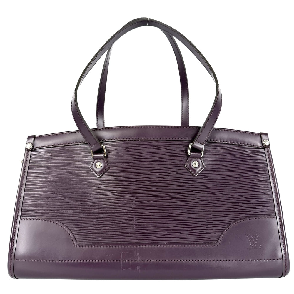 LOUIS VUITTON ルイヴィトン ハンドバッグ エピ マドレーヌPM M5933K エピレザー パープル 紫
 シルバー金具 レディース【中古品】