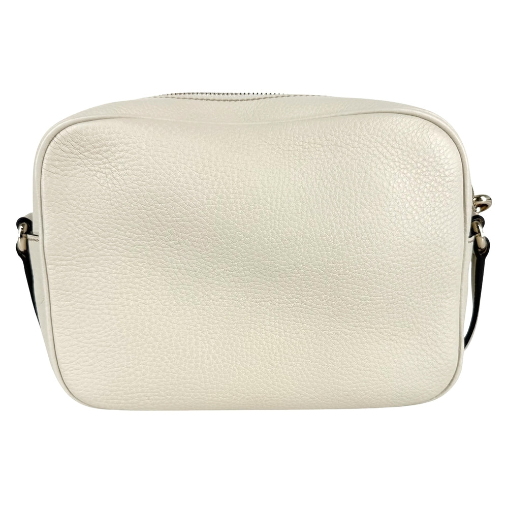 GUCCI グッチ ショルダーバッグ ソーホー タッセル インターロッキングG 308364 レザー アイボリー シルバー金具 レディース【中古品】