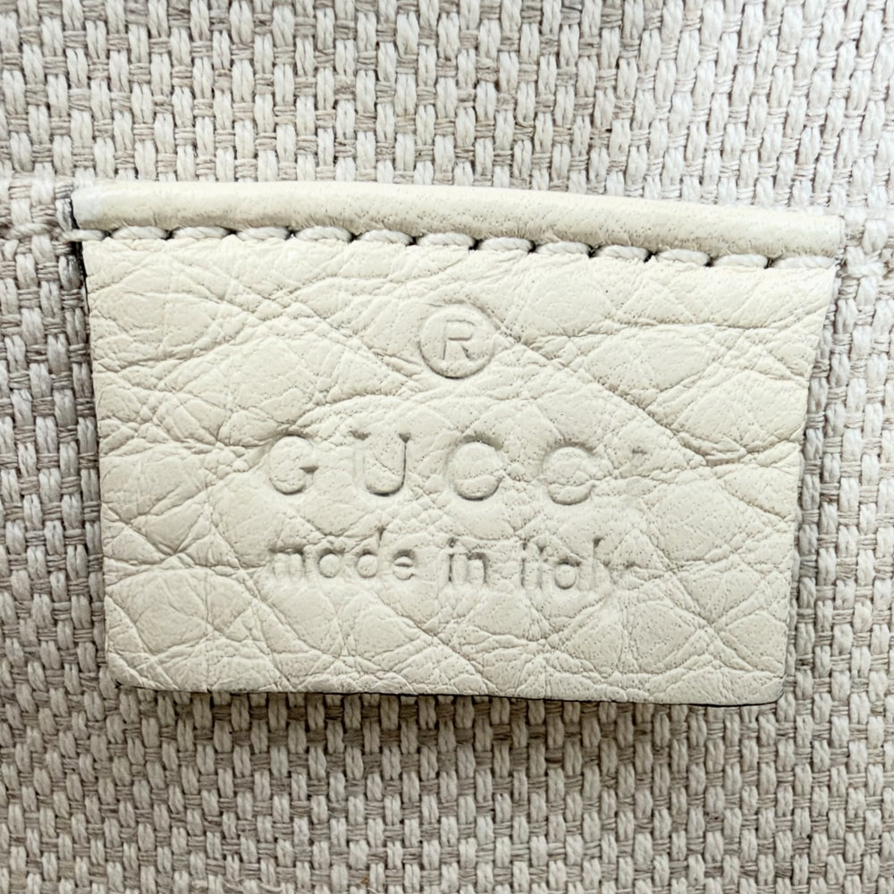GUCCI グッチ ショルダーバッグ ソーホー タッセル インターロッキングG 308364 レザー アイボリー シルバー金具 レディース【中古品】