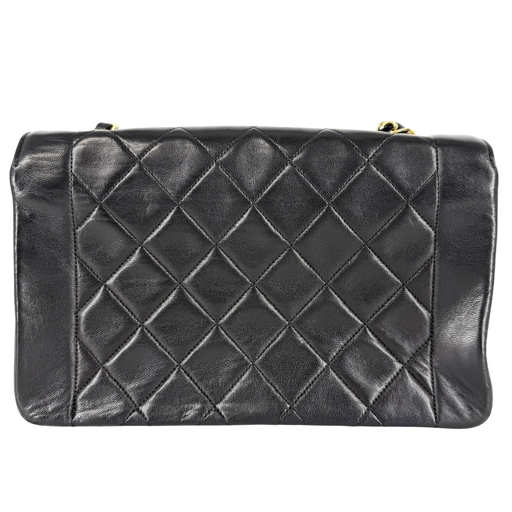 CHANEL シャネル ショルダーバッグ チェーンショルダーバッグ ココマーク ラムスキン ブラック 黒 ゴールド金具 レディース【中古品】