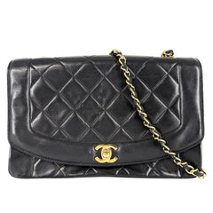 CHANEL シャネル ショルダーバッグ チェーンショルダーバッグ ココマーク ラムスキン ブラック 黒 ゴールド金具 レディース【中古品】