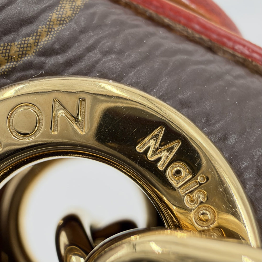 LOUIS VUITTON ルイヴィトン ショルダーバッグ キャリーオール BB チェーン M13014 モノグラムキャンバス ブラウン 茶 ゴールド金具 レディース【中古品】