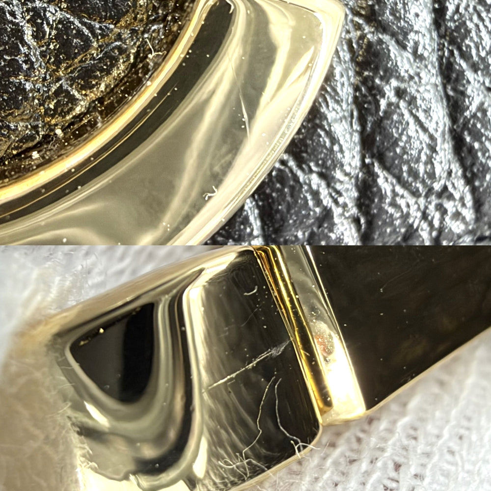 CHANEL シャネル トートバッグ スモール ショッピングバッグ ココマーク グレインカーフレザー ブラック 黒 ゴールド金具 レディース【中古品】