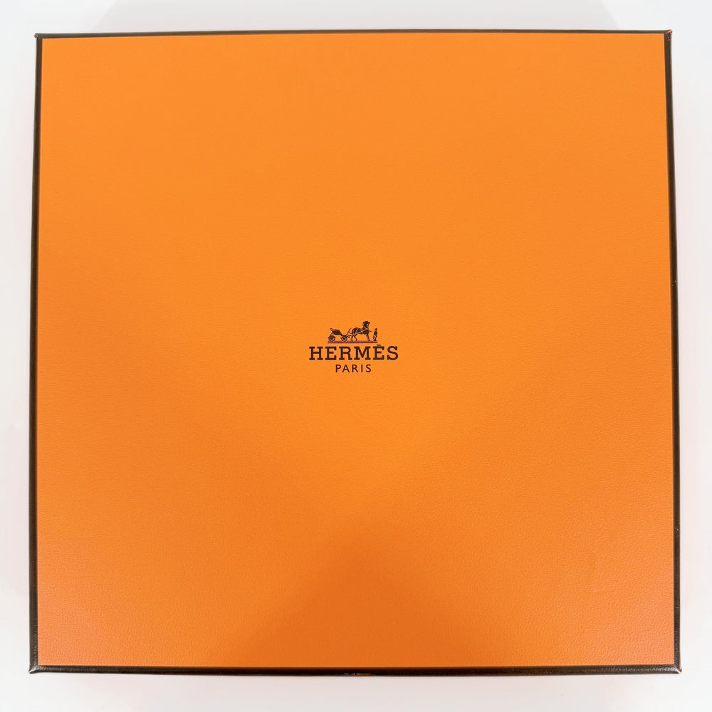HERMES エルメス 小物 ステアーズ ハンドタオル フェイスタオル ハンカチ 103189M コットン ナチュラル レディース【中古品】