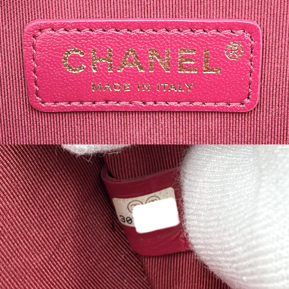 CHANEL シャネル 2WAY マトラッセ トップハンドル ショルダーバッグ ポシェット ターンロック ココマーク レザー ブラック 黒 ゴールド金具 レディース【中古品】