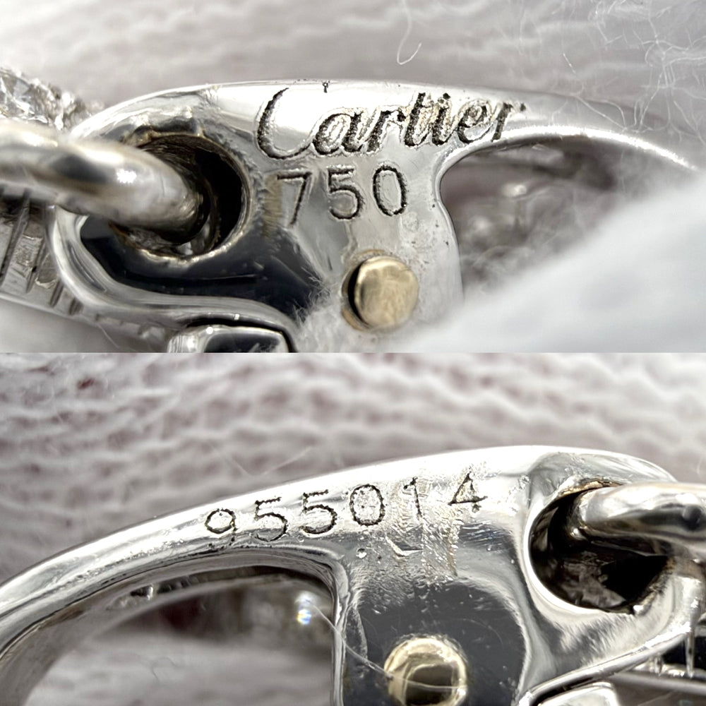 CARTIER カルティエ ペンダントトップ パンテール パンサー パヴェ 18金WG Au750 ジュエリー アクセサリー K18ホワイトゴールド ダイヤモンド シルバー レディース 約4.4g【中古品】