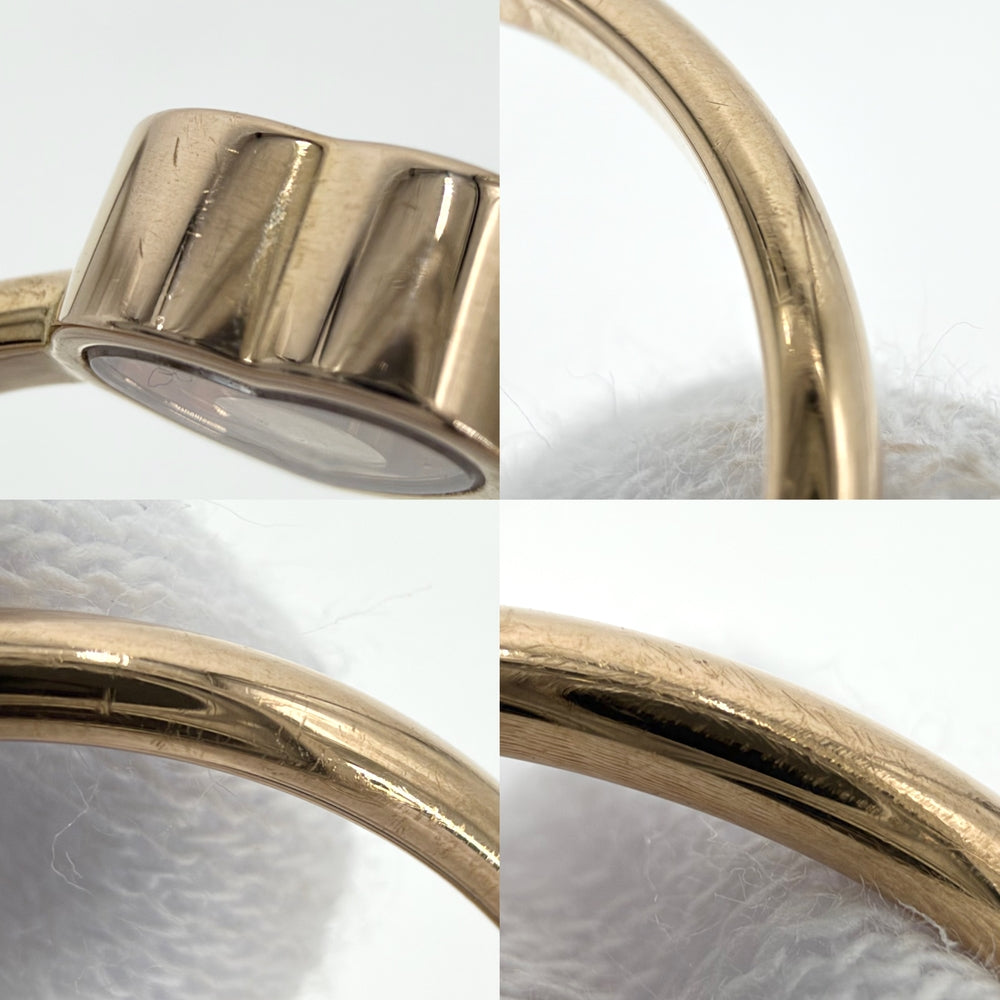 Chopard ショパール 指輪 マイハッピーハート ジュエリー アクセサリー Au750 18金PG K18ピンクゴールド ダイヤモンド 約21.5号 レディース 約3.1g【中古品】