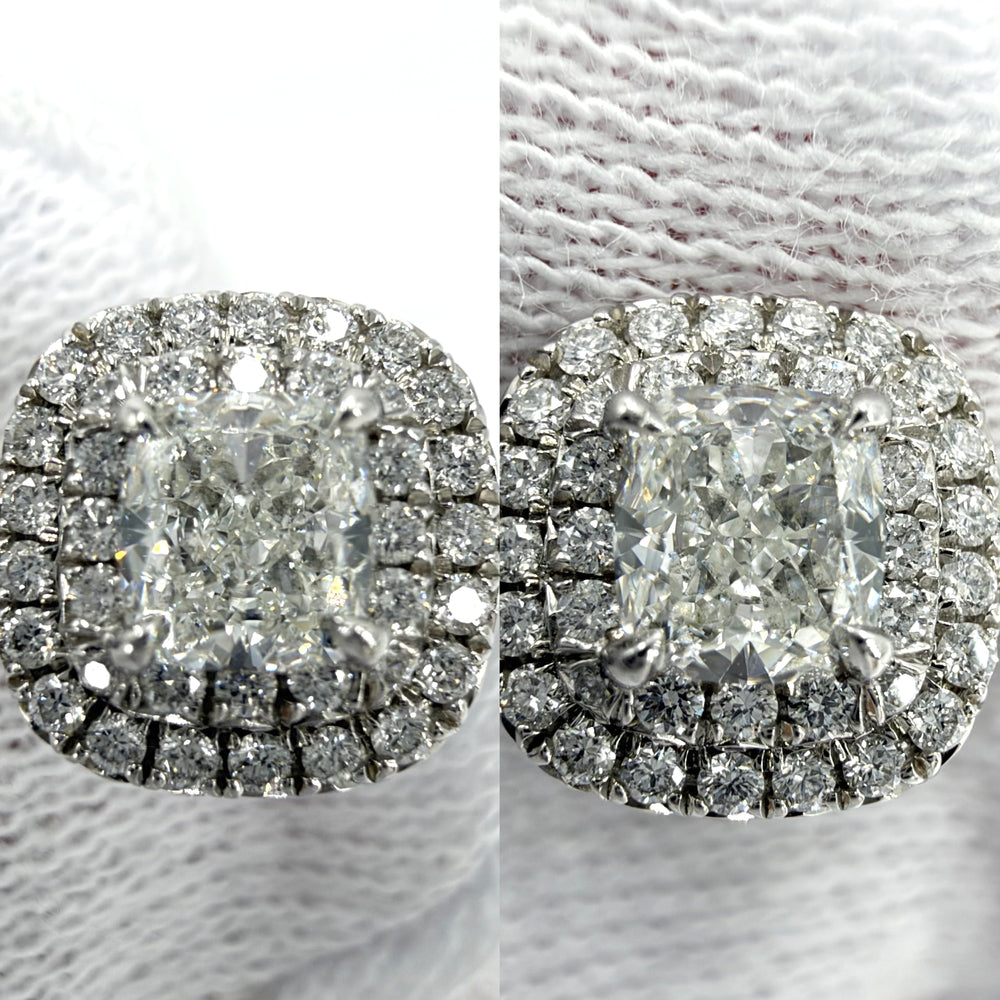 TIFFANY&Co. ティファニー 指輪 ジュエリーソレストリング Pt950プラチナ ダイヤモンド0.38ct 約11.5号 シルバー レディース 約4.1g【中古品】