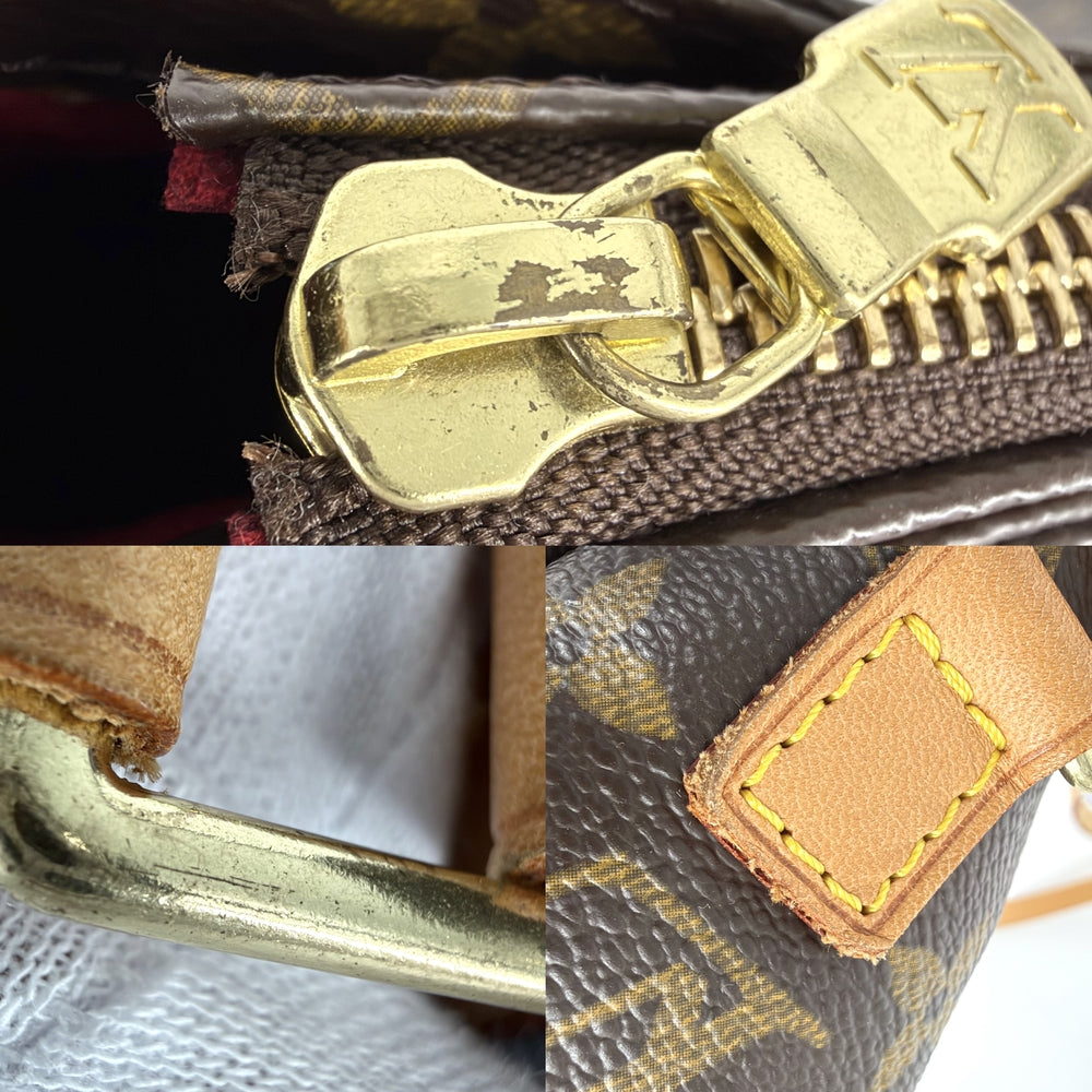 LOUIS VUITTON ルイヴィトン ショルダーバッグ モノグラム ヴィバシテPM ポシェット Vivacite PM かばん 鞄 M51165 モノグラムキャンバス ブラウン 茶 ゴールド金具 レディース【中古品】