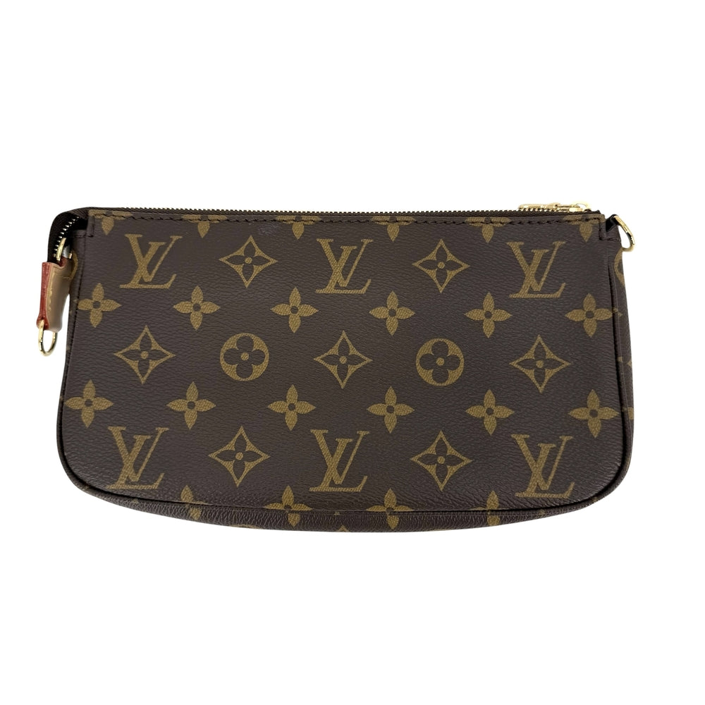 LOUIS VUITTON ルイヴィトン ショルダーバッグ アクセソワール ポシェット ハンドバッグ かばん 鞄 M82766 モノグラムキャンバス ブラウン 茶 ゴールド金具 レディース【中古品】