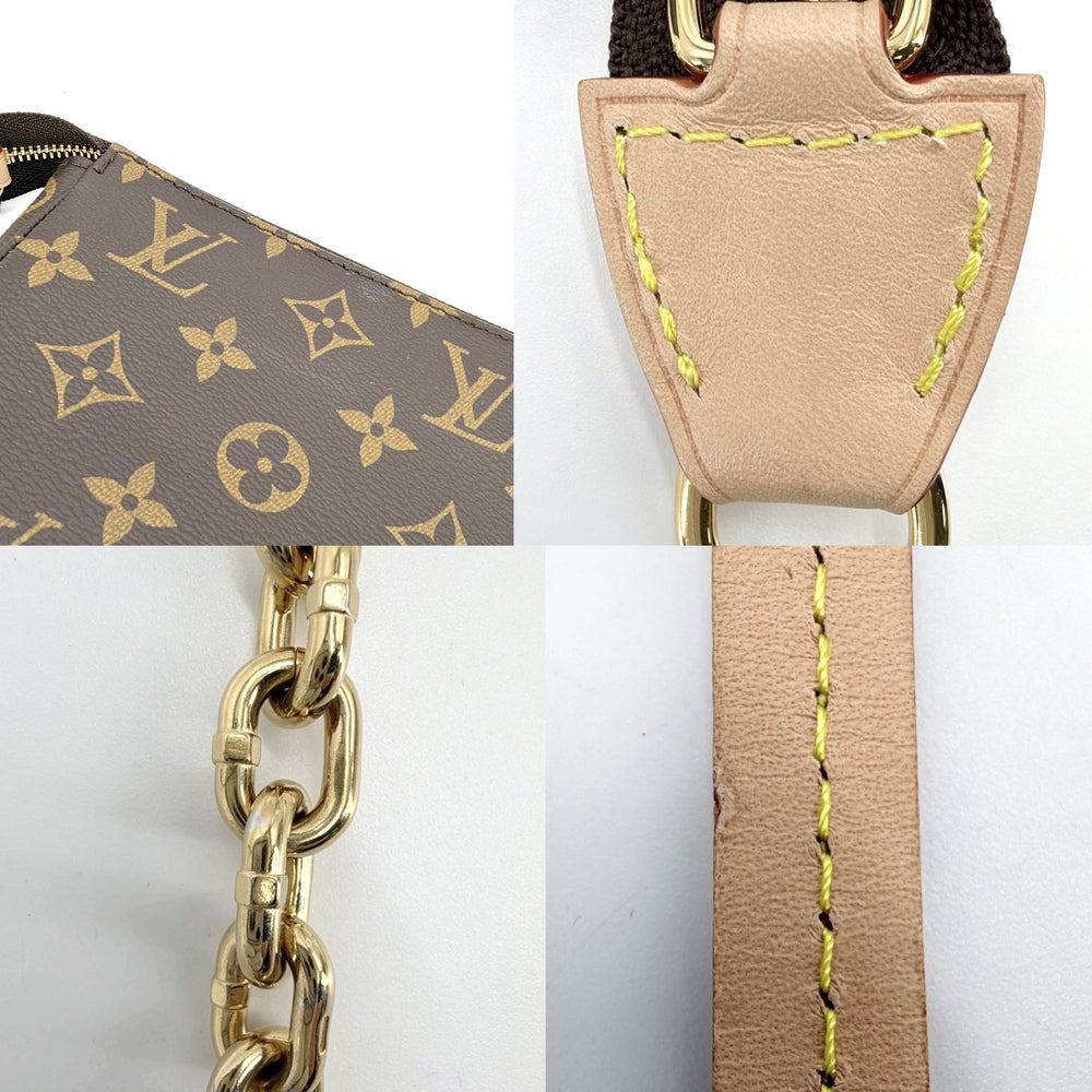 LOUIS VUITTON ルイヴィトン ショルダーバッグ アクセソワール ポシェット ハンドバッグ かばん 鞄 M82766 モノグラムキャンバス ブラウン 茶 ゴールド金具 レディース【中古品】