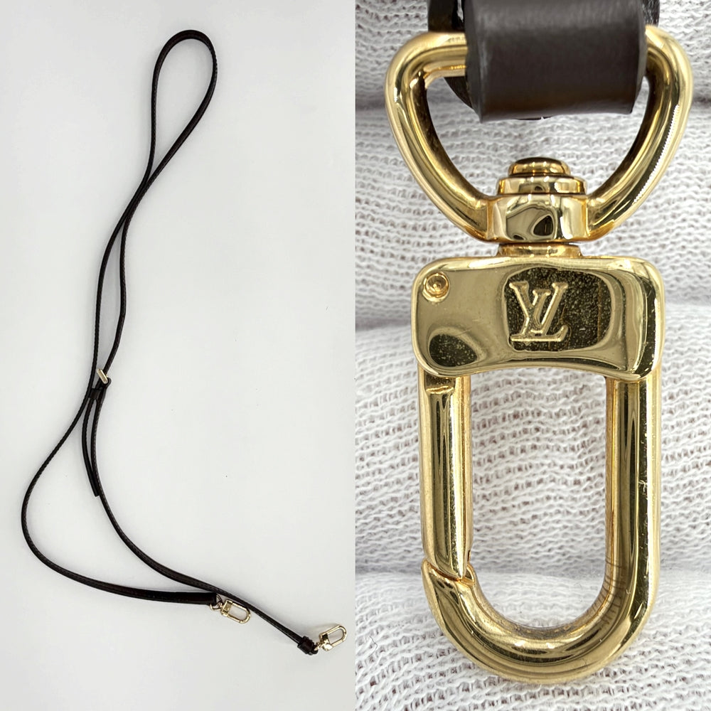 LOUIS VUITTON ルイヴィトン ショルダーバッグ ポシェットイパネマ N51296 ダミエキャンバス ブラウン 茶 ゴールド金具 レディース【中古品】