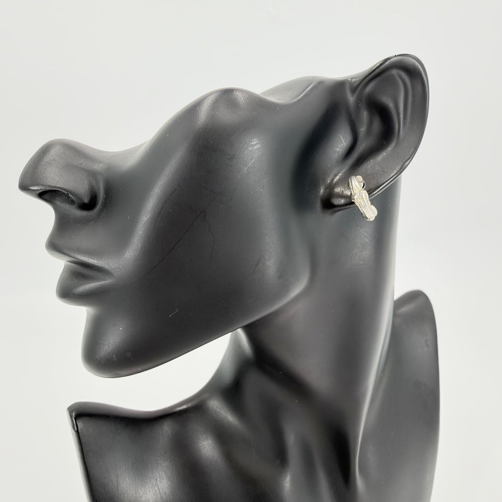TIFFANY&Co. ティファニー ピアス バンブー フープ ジュエリー アクセサリー シルバー925 レディース 約6.2g【中古品】