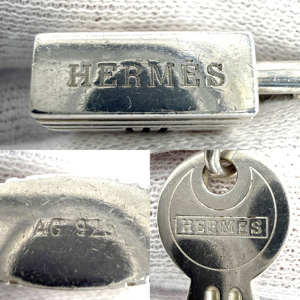 HERMES エルメス ネックレス カデナ キー ジュエリー アクセサリー シルバー925 レディース 約26.0g【中古品】