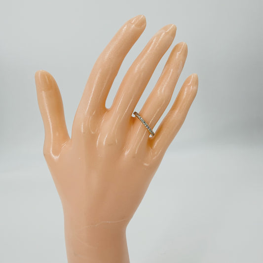 CARTIER カルティエ 指輪 エタンセル フルエタニティ ジュエリー アクセサリー 47サイズ 18金 Au750 K18ピンクゴールド ダイヤモンド 約7号 レディース 約1.7g【中古品】