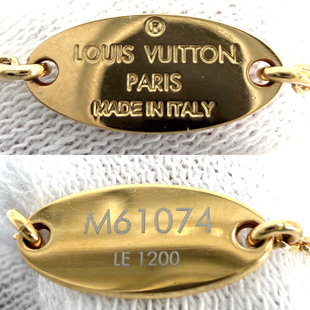 LOUIS VUITTON ルイヴィトン ネックレス LV＆ME Sモチーフ アクセサリー メタル M61074 レディース 約8.9g【中古品】