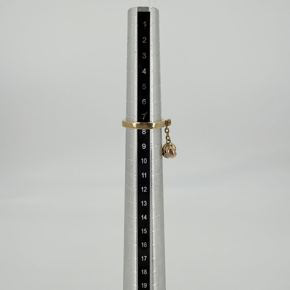 CARTIER カルティエ 指輪 ベビートリニティ ドロップボール リング スウィング 18金 Au750 48サイズ ジュエリー アクセサリー K18イエローゴールド K18ピンクゴールド K18ホワイトゴールド ダイヤモンド 約7.5号 レディース 約5.3g【中古品】
