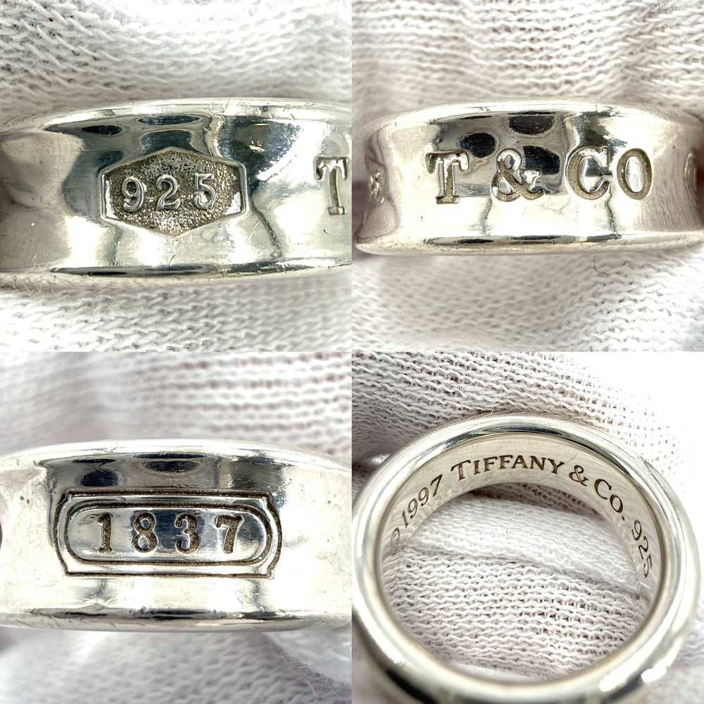 TIFFANY&Co. ティファニー 指輪 1837 リング ジュエリー アクセサリー シルバー925 約8.5号 レディース 約6.9g【中古品】