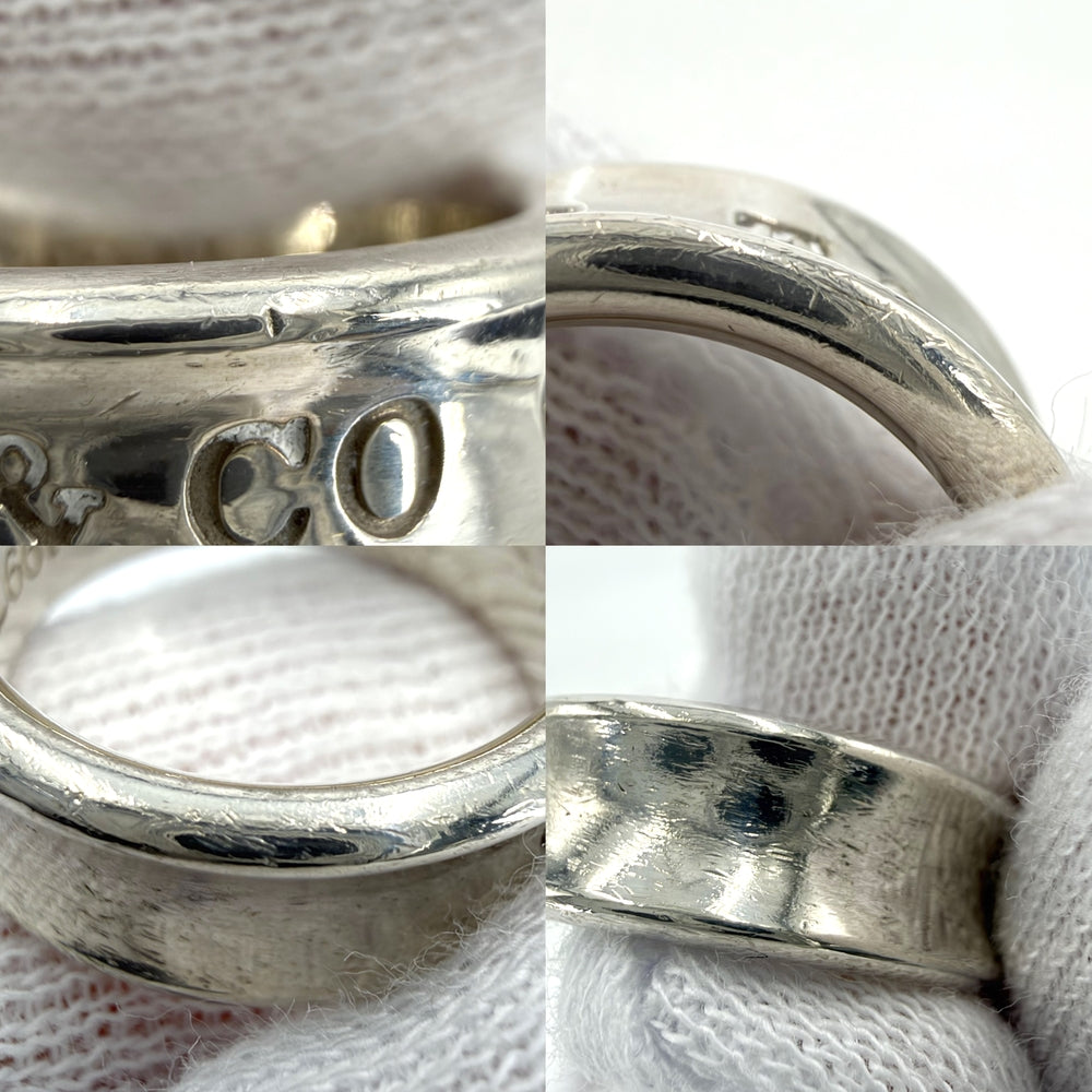 TIFFANY&Co. ティファニー 指輪 1837 リング ジュエリー アクセサリー シルバー925 約8.5号 レディース 約6.9g【中古品】