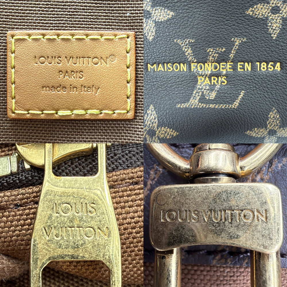 LOUIS VUITTON ルイヴィトン 2WAY モノグラム ハンドバッグ ショルダーバッグ ショッピングバッグ M27019 モノグラムキャンバス ブラウン 茶 ゴールド金具 レディース【中古品】