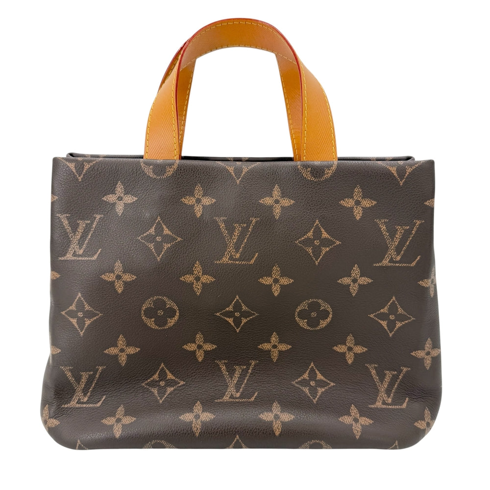 LOUIS VUITTON ルイヴィトン 2WAY モノグラム ハンドバッグ ショルダーバッグ ショッピングバッグ M27019 モノグラムキャンバス ブラウン 茶 ゴールド金具 レディース【中古品】