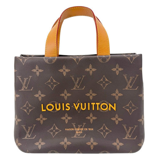 LOUIS VUITTON ルイヴィトン 2WAY モノグラム ハンドバッグ ショルダーバッグ ショッピングバッグ M27019 モノグラムキャンバス ブラウン 茶 ゴールド金具 レディース【中古品】