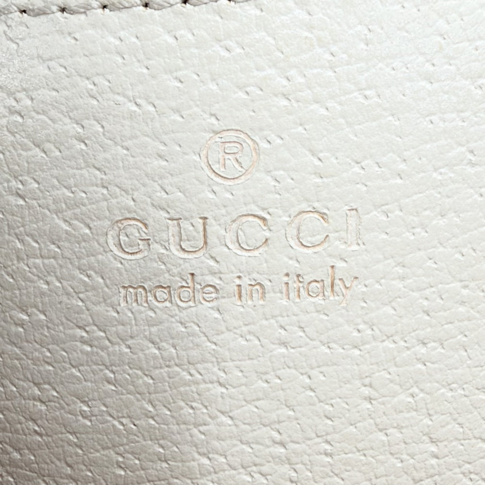 GUCCI グッチ ショルダーバッグ オフィディア ウェブストライプ ミニバッグ 499621 GGスプリームキャンバス レザー ベージュ アイボリー ゴールド金具 レディース【中古品】