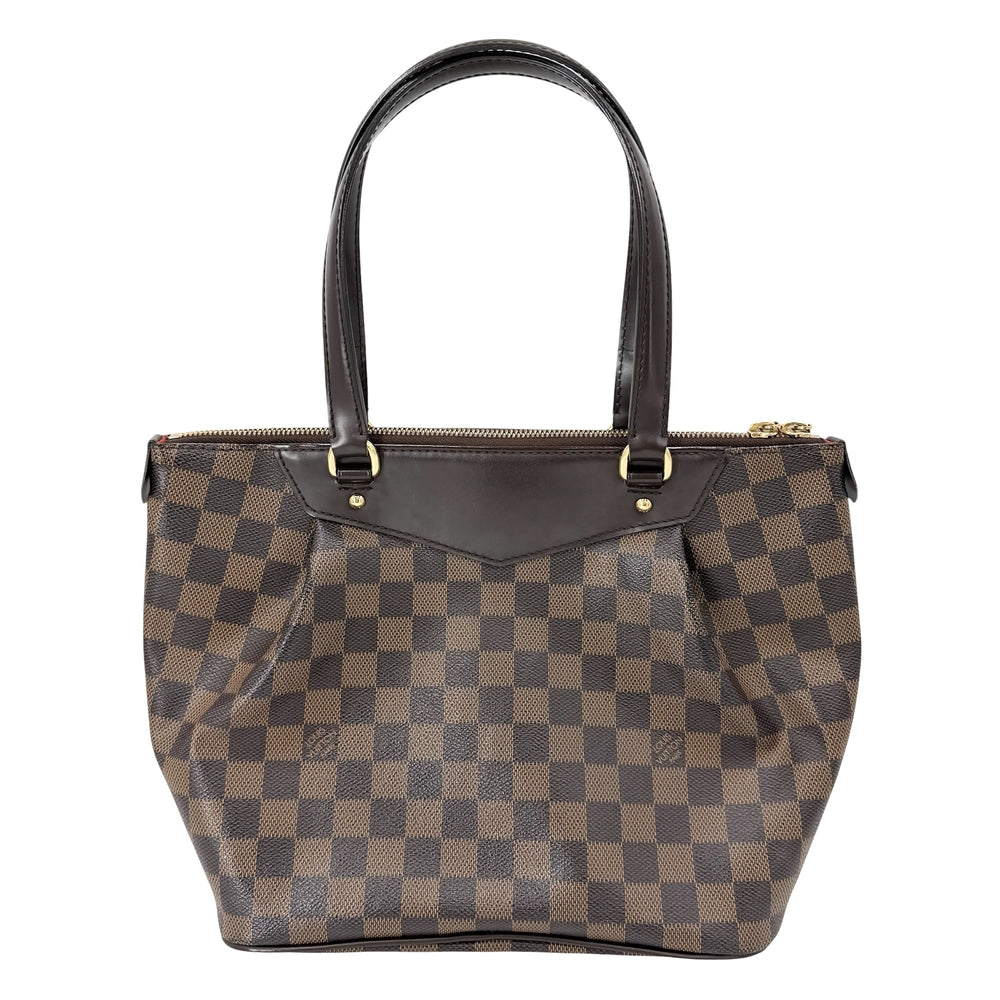 LOUIS VUITTON ルイヴィトン トートバッグ ダミエ ウェストミンスターPM ハンドバッグ N41102 ダミエキャンバス ゴールド金具 レディース【中古品】