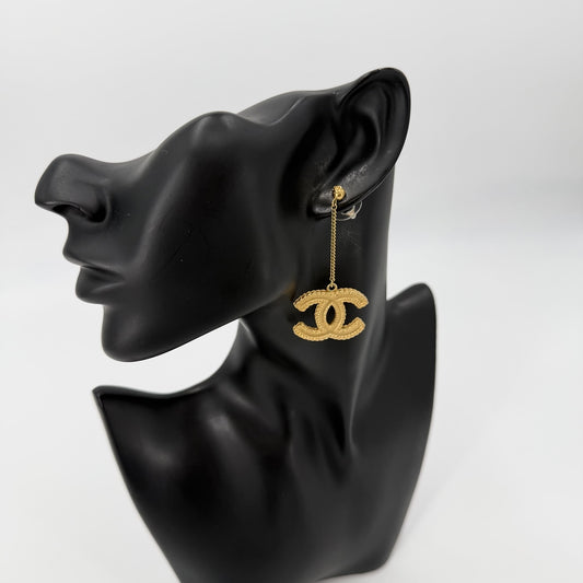 CHANEL シャネル ピアス ココマーク アクセサリー GP 12A レディース 約12.4g 2012年【中古品】