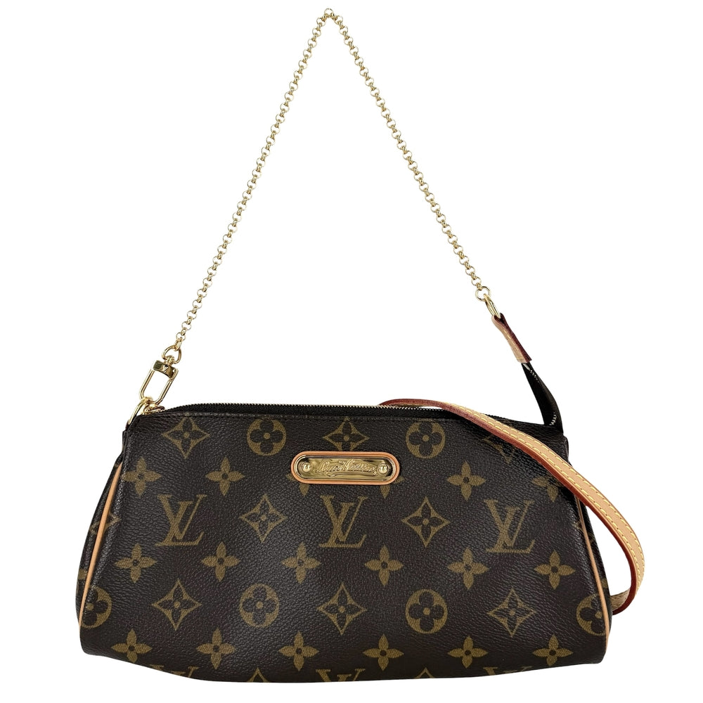 LOUIS VUITTON ルイヴィトン 2WAY エヴァ ハンドバッグ ショルダーバッグ かばん 鞄 M95567 モノグラムキャンバス ブラウン 茶 ゴールド金具 レディース【中古品】