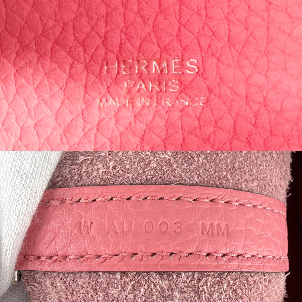 HERMES エルメス ハンドバッグ ピコタンロックPM W刻印 レザー ピンク シルバー金具 レディース 2024年【中古品】