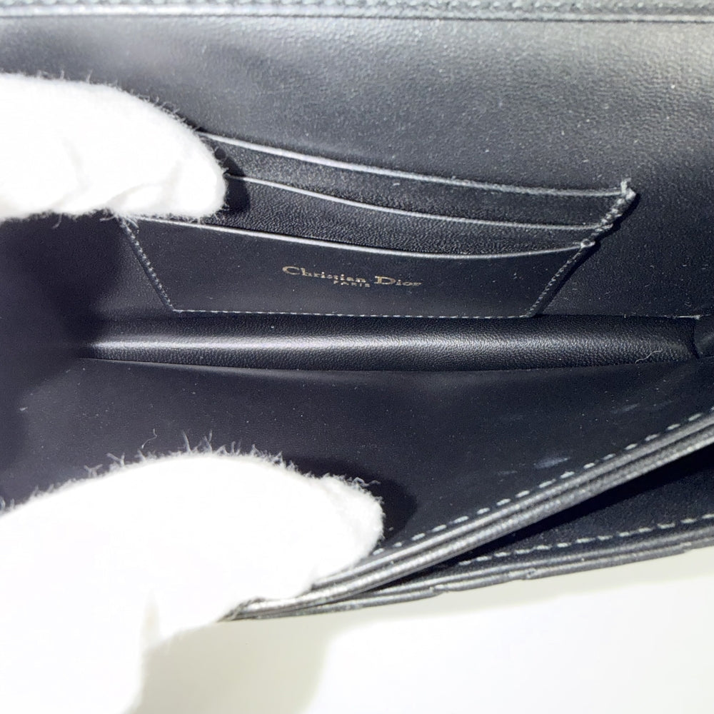 Christian Dior クリスチャンディオール 2WAY ミスディオール 蝶モチーフ ショルダーバッグ ハンドバッグ レザー ブラック 黒 ゴールド金具 レディース【中古品】