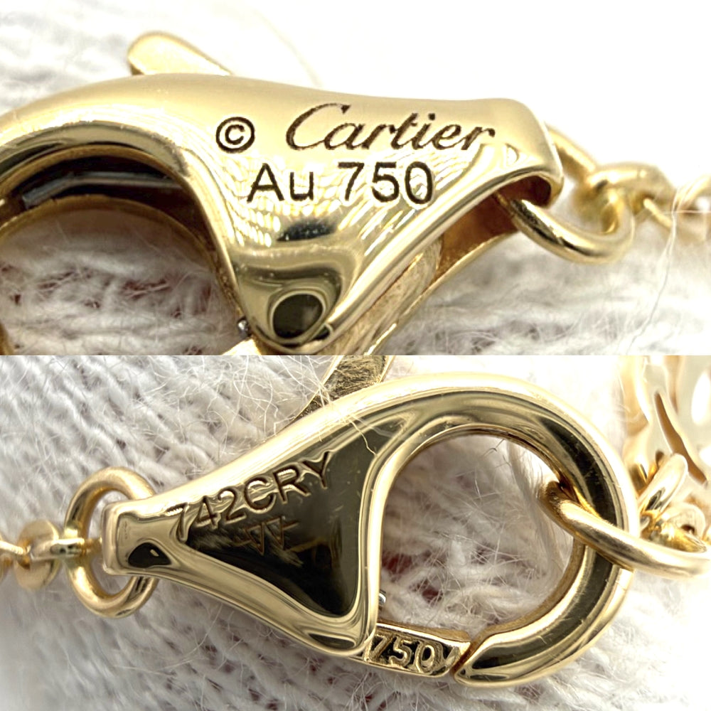 CARTIER カルティエ ネックレス トリニティ ジュエリー ペンダント アクセサリー Au750 18金 K18イエローゴールド K18ピンクゴールド K18ホワイトゴールド レディース 約5.4g【中古品】