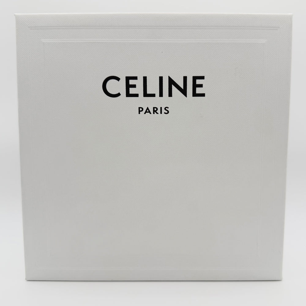 CELINE セリーヌ ベルト スモール トリオンフ ファッションアイテム レザー ブラック 黒 ゴールド金具 レディース【中古品】
