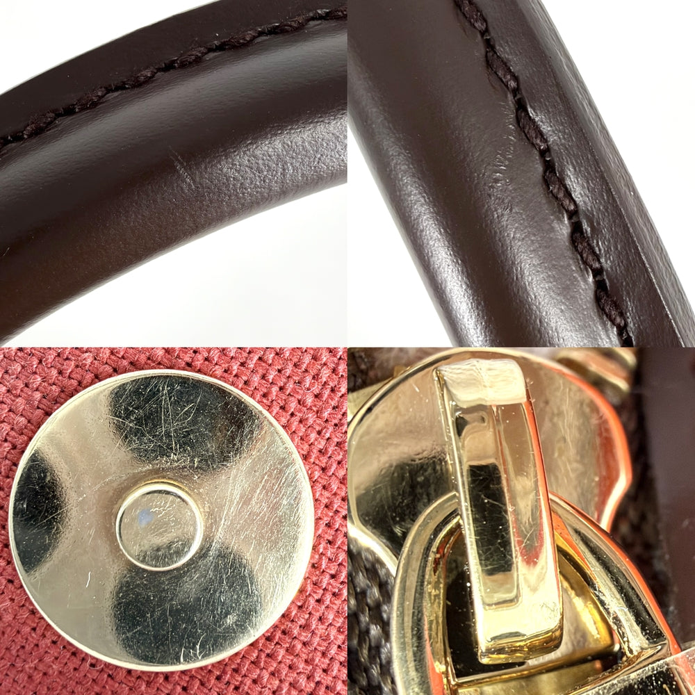 LOUIS VUITTON ルイヴィトン ハンドバッグ ミニ・ルーピング スペシャルオーダー M51148 ダミエキャンバス ブラウン 茶 レディース【中古品】