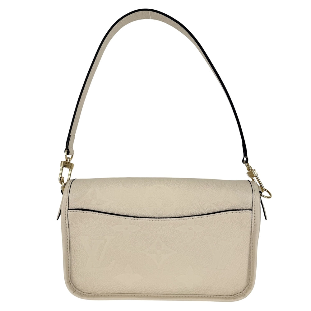 LOUIS VUITTON ルイヴィトン 2WAY ディアヌ ハンドバッグ ショルダーバッグ モノグラムアンプラント M46388 レザー アイボリー ゴールド金具 レディース【中古品】