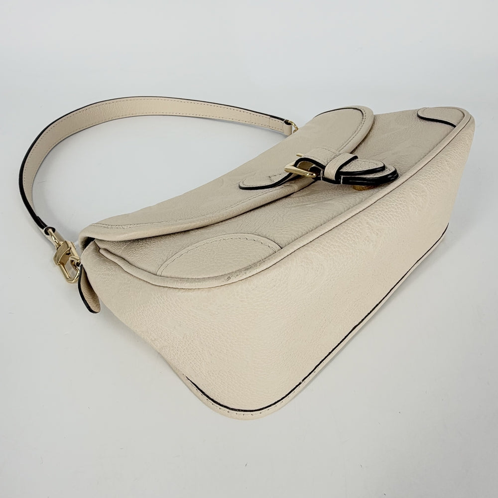 LOUIS VUITTON ルイヴィトン 2WAY ディアヌ ハンドバッグ ショルダーバッグ モノグラムアンプラント M46388 レザー アイボリー ゴールド金具 レディース【中古品】
