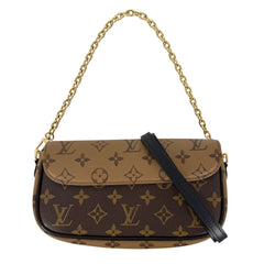 LOUIS VUITTON ルイヴィトン 2WAY モノグラム ウォレットオンチェーンアイビー ハンドバッグ ショルダーバッグ モノグラム・リバース M26587 モノグラムキャンバス ブラウン 茶 ゴールド金具 レディース【中古品】